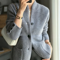 Strickjacke mit Knopfleiste