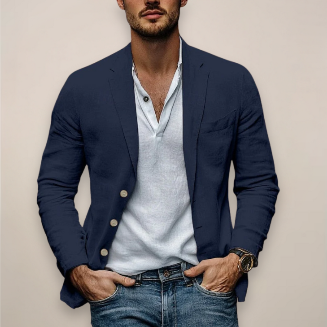 Herren Casual Blazer Sommerstil Modern
