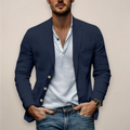 Herren Casual Blazer Sommerstil Modern