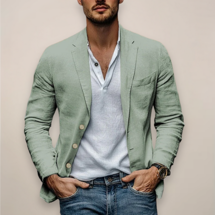 Herren Casual Blazer Sommerstil Modern