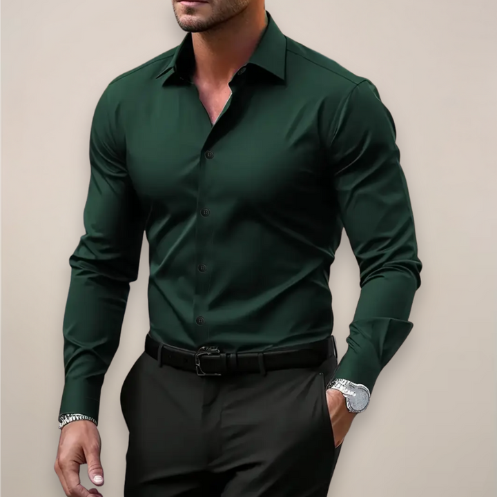 Stilvolles Herren Frühjahrs Slim Fit Hemd