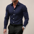 Stilvolles Herren Frühjahrs Slim Fit Hemd