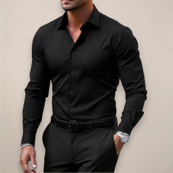 Stilvolles Herren Frühjahrs Slim Fit Hemd
