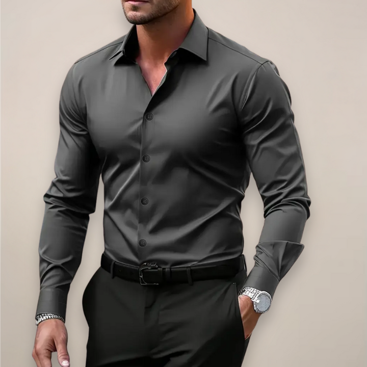 Stilvolles Herren Frühjahrs Slim Fit Hemd