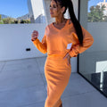 Sweatshirt-Kleid-Set