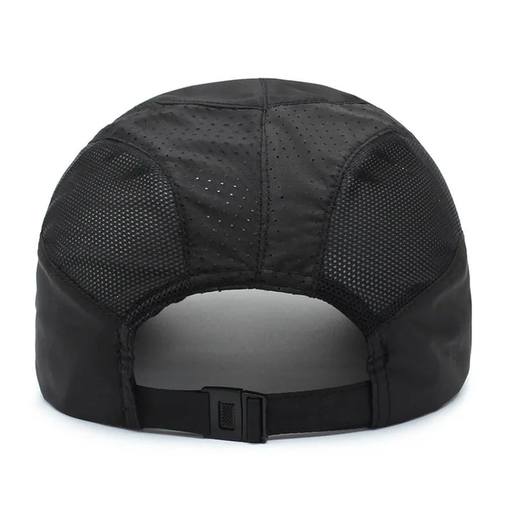 UV-Schutz Atmungsaktive Baseballkappe mit Mesh-Seiten und Schnallenverschluss