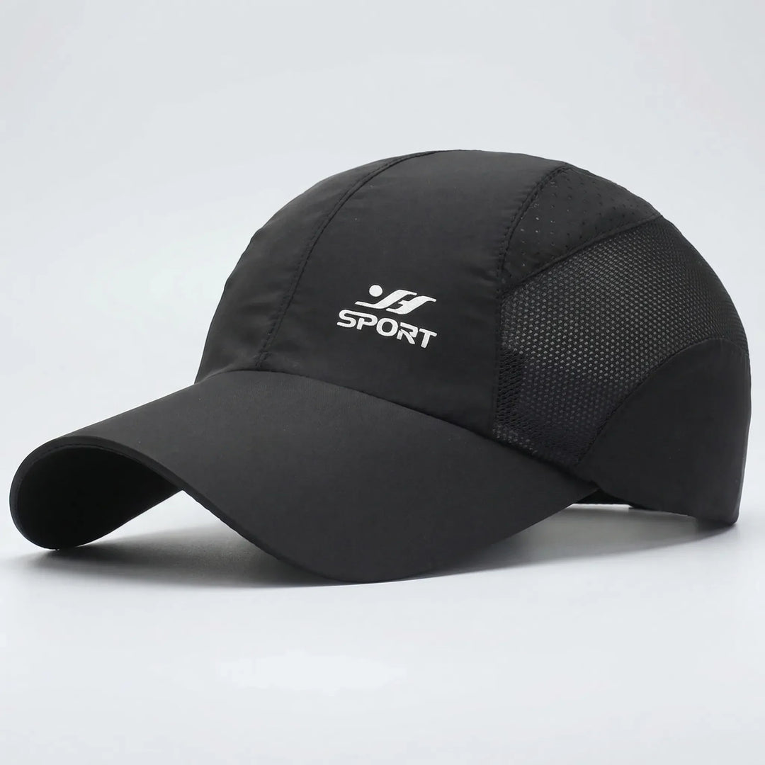 UV-Schutz Atmungsaktive Baseballkappe mit Mesh-Seiten und Schnallenverschluss