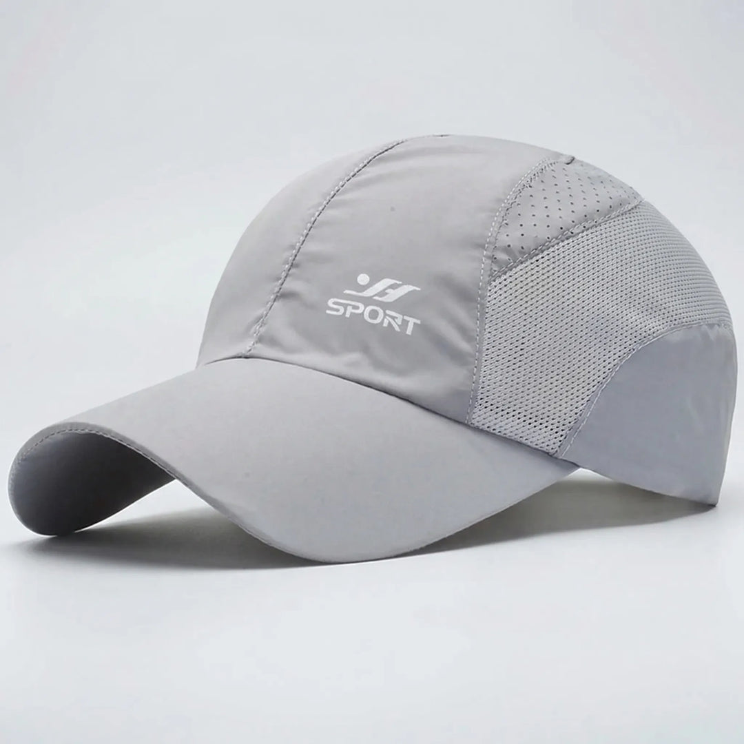 UV-Schutz Atmungsaktive Baseballkappe mit Mesh-Seiten und Schnallenverschluss