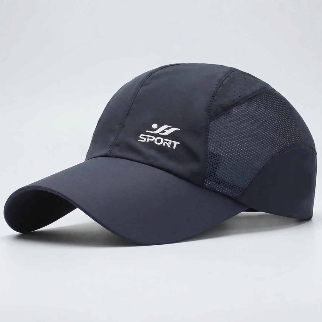 UV-Schutz Atmungsaktive Baseballkappe mit Mesh-Seiten und Schnallenverschluss