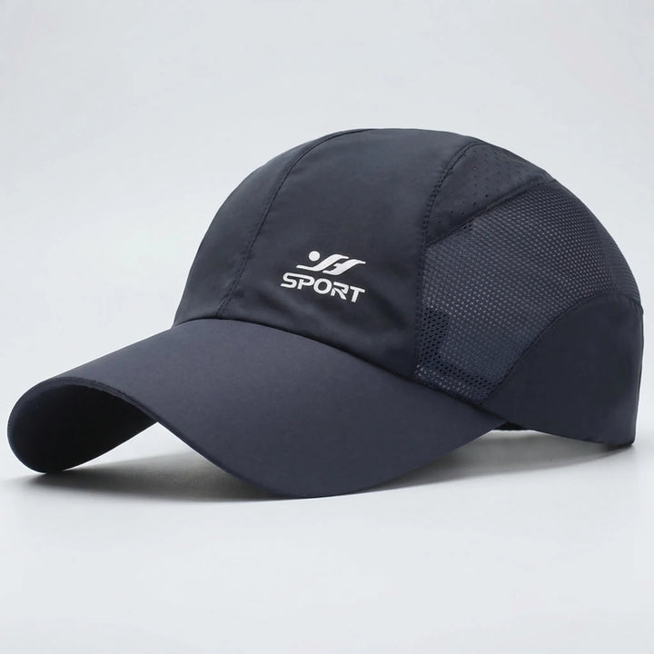 UV-Schutz Atmungsaktive Baseballkappe mit Mesh-Seiten und Schnallenverschluss