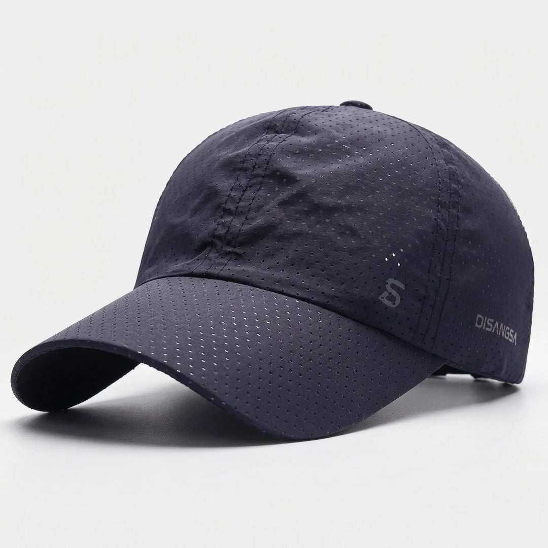 Leichte Perforierte Baseballkappe mit Mesh-Seiten, Atmungsaktiv