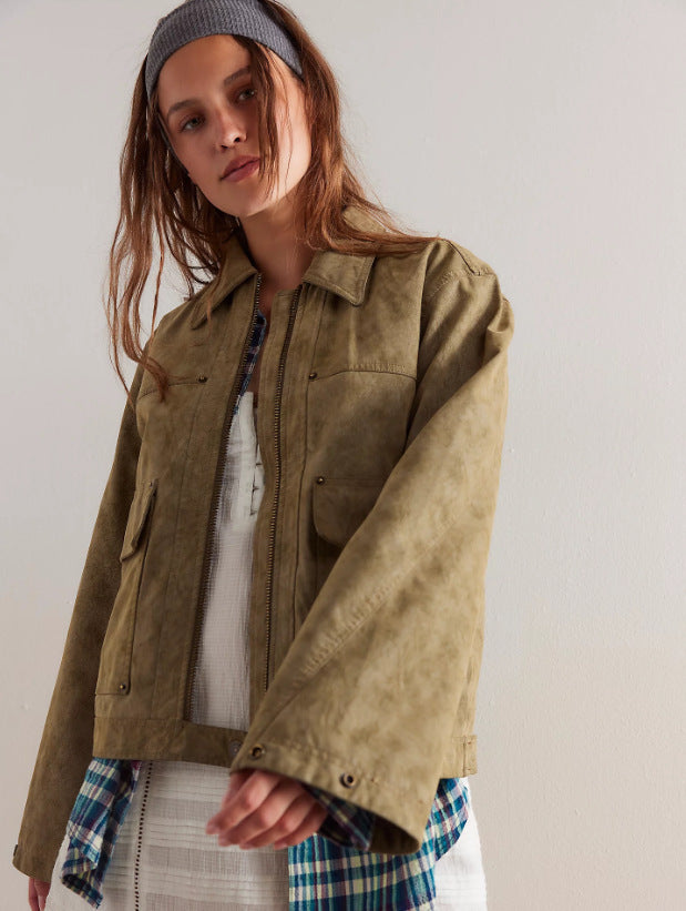 Damen Leichte Utility-Jacke