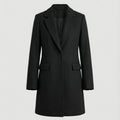 Damen Longblazer Damen mit Struktur