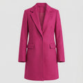 Damen Longblazer Damen mit Struktur