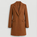 Damen Longblazer Damen mit Struktur