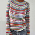 Stilvolle Strickpullover mit Rundhalsausschnitt
