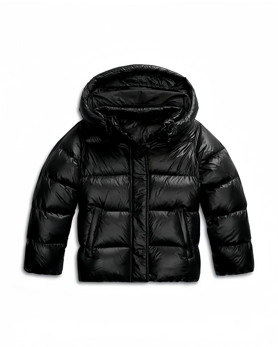 Damen Steppjacke mit Kapuze & Taschen