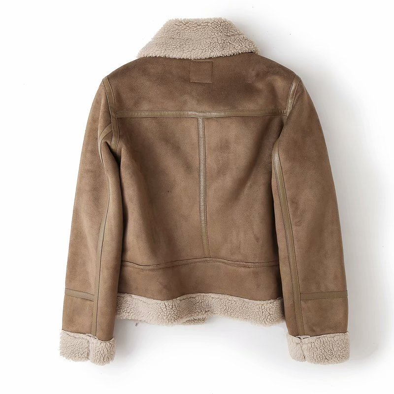 Sherpa-Fleece-Bomberjacke