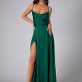 Elegantes Seiden Maxikleid Damen