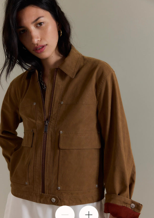 Damen Leichte Utility-Jacke