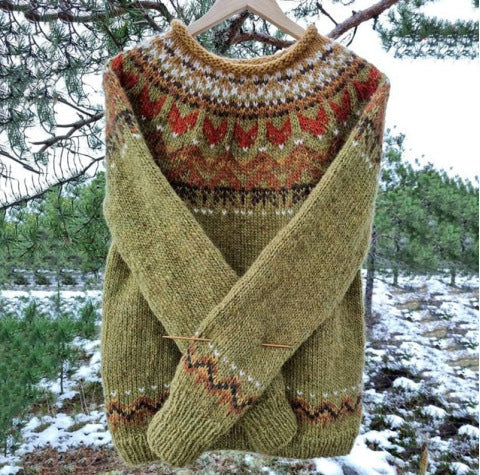 Alter Isländischer Strickpullover