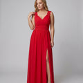 Abendkleid Damen V-Ausschnitt