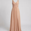 Abendkleid Damen V-Ausschnitt