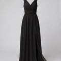 Abendkleid Damen V-Ausschnitt