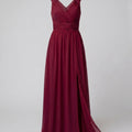 Abendkleid Damen V-Ausschnitt
