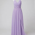 Abendkleid Damen V-Ausschnitt