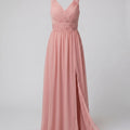 Abendkleid Damen V-Ausschnitt