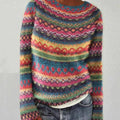 Stilvolle Strickpullover mit Rundhalsausschnitt