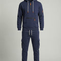 Freizeitanzug Herren mit Hoodie und Cargo Jogginghose