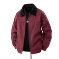 Herren leichte Utility-Jacke mit Stehkragen und praktischen Taschen