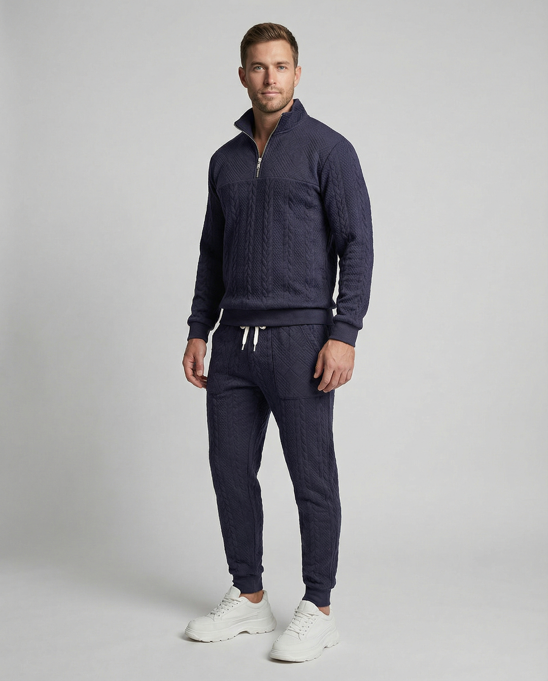 Freizeitanzug Herren aus Strickqualität