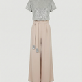 Glitzer Jumpsuit Damen Elegant