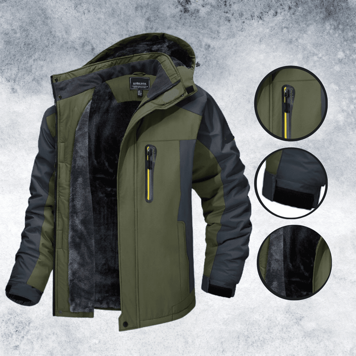 Performance-Winterjacke für jedes Wetter mit Kapuze, Wasserdicht & Winddicht