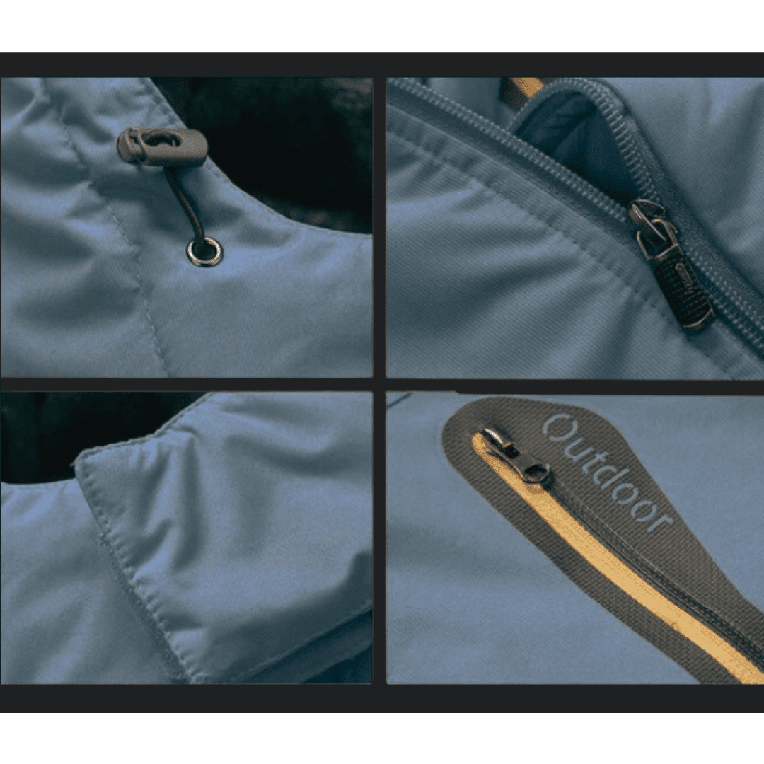 Performance-Winterjacke für jedes Wetter mit Kapuze, Wasserdicht & Winddicht
