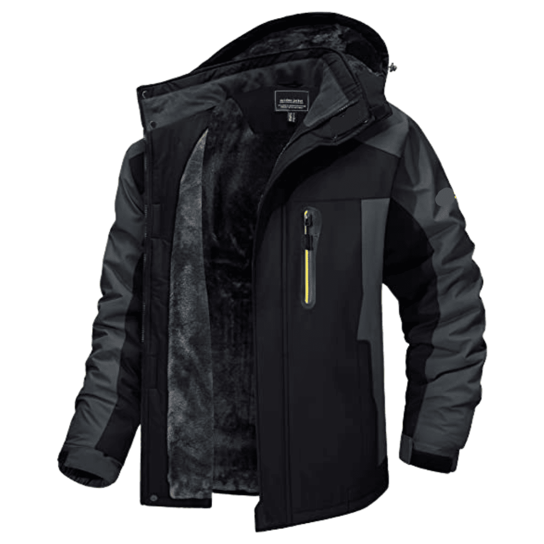 Performance-Winterjacke für jedes Wetter mit Kapuze, Wasserdicht & Winddicht