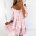 Kleid mit kalten Ärmeln