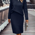 2-teiliges Damen Set aus Pullover und Rock | EB
