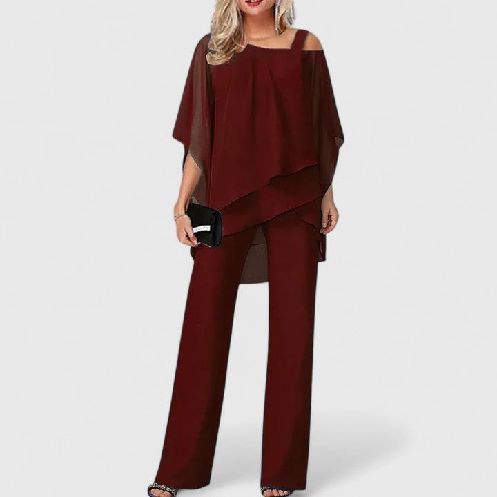Elegantes Zweiteiliges Hosen-Set