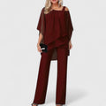 Elegantes Zweiteiliges Hosen-Set