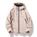 Herren Wasserdichte Kapuzen Winddichte Shell Jacke