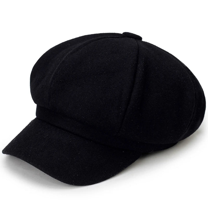 Baskenmütze Kappe – Winddichte Wollkappe für Damen und Herren, Herbst und Winter