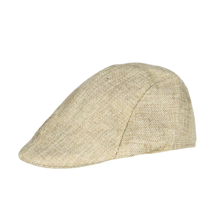 Karierte Vintage Kappe für Damen und Männer – Schiebermütze mit Schirm