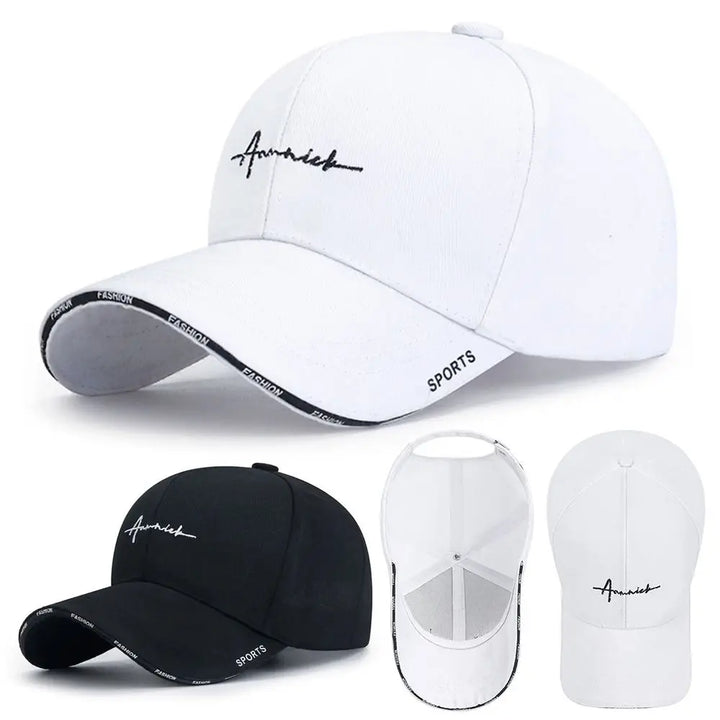 Basecap Männer – Bestickte Baseball Kappe mit Sonnenschutz aus Baumwolle