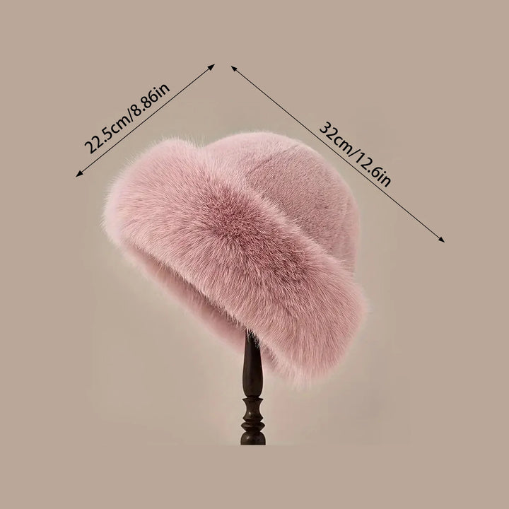Pudelmütze Damen – Flauschige Fellkappe für kalte Wintertage