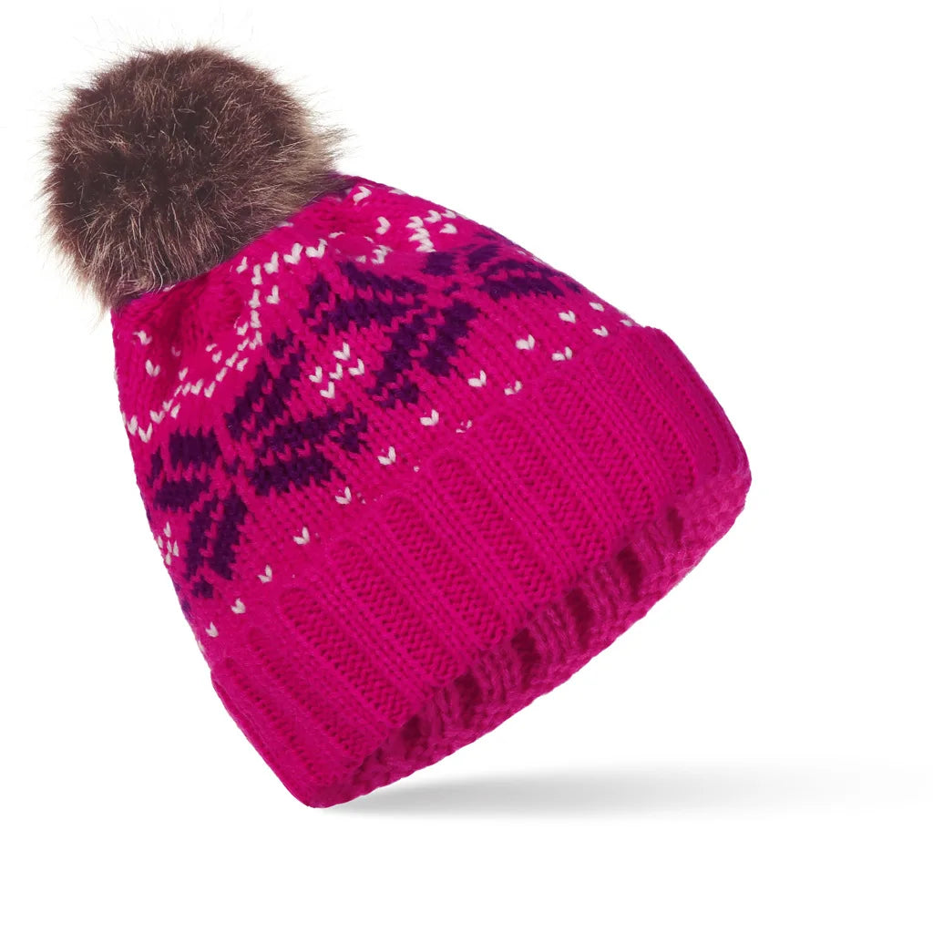 Bommelmütze – Gestrickte Wintermütze mit Bommel für Damen und Herren