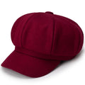 Baskenmütze Kappe – Winddichte Wollkappe für Damen und Herren, Herbst und Winter